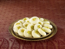 Peda Milk based dessert garnished with pistachios image preview