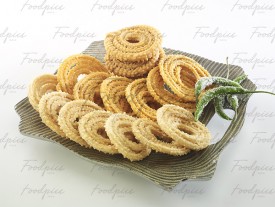 Chakli Spiral fried dough snack preview