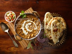 Dal Makhani Lentil curry with flat breads image preview